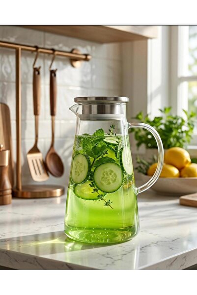 Buğra Home VAKUMLU ÇELİK KAPAKLI SÜRAHİ ISIYA DAYANIKLI-1800ML-