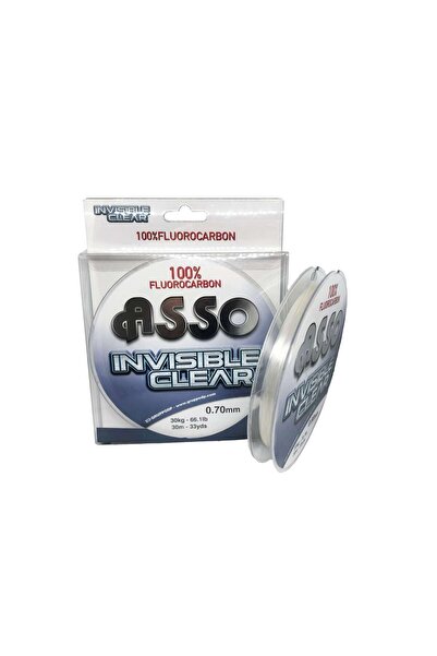 ASSO Invisible Clear Parallel 100% Fluoro Carbon Fishing Line 30Mt 0.60 mm