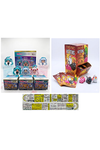 Beta Yayınları Exploding Kittens+Hatsune Miku-Snow Miku & Sakura Miku Çanta A...