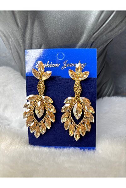 Limelia Stylish Earrings with Shiny Stones for Wedding and Henna Bridal Eveni...
