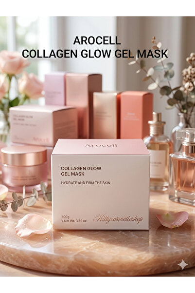 AROCELL Collagen Glow Gel Mask, 100GR(Şakayık Kök Hücreli Kolajen Jel Maske)