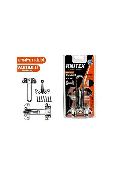 ESBH Knıtex Çelik Kapı Emniyet Kilidi Güvenlik Kilidi Kapı Sabitleyici Ekstra...