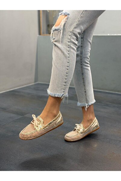 DİVA Γυναικείες καθημερινές μπαλαρίνες LOYA Cream Mesh