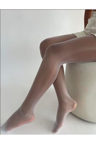 Daymod Κοριτσίστικο λευκό γυαλιστερό λεπτό καλσόν Venus 20 Den