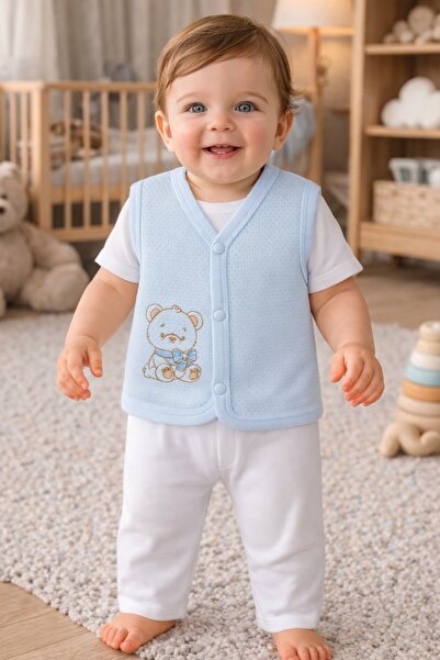 Baby Shez 100% Organic Cotton Newborn Baby Girl and Boy Vest Seasonal 3-6 6-9...