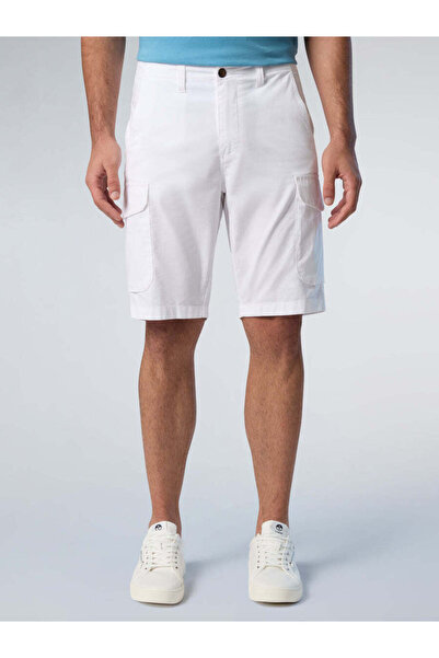 North Sails Regular Fit Cotton Stretch Multi-Pocket Cargo Men's Shorts