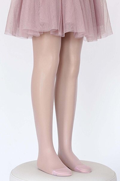 Daymod جوارب طويلة نحيفة لامعة باللون الوردي من فينوس 20 دين للبنات