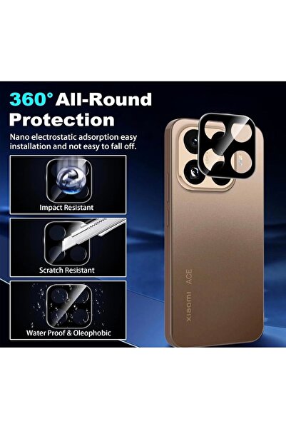 ENİLTECH Mi 15 Pro Compatible Camera Protection Lens Protector Tempered Glass...