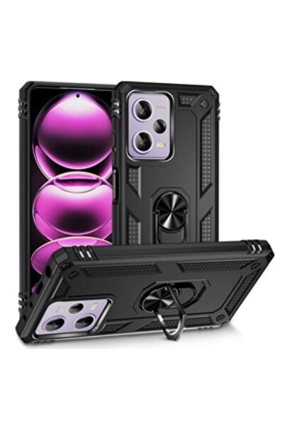 Karışık Xiaomi Redmi Note 12 Pro 5g Compatible Magnetic Stand Tank Case