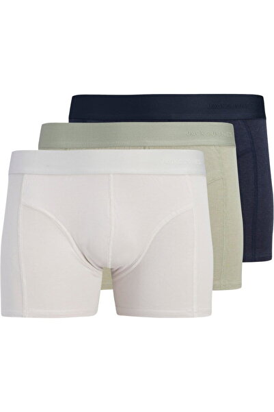 Jack & Jones JACK &JONES Gobs Bamboo Μονόχρωμα 3 τεμάχια μποξεράκια - 1229622...