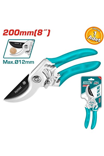 TOTAL THT0109 200 mm Bağ Bahçe Bitki Çiçek Budama Makası Profesyonel