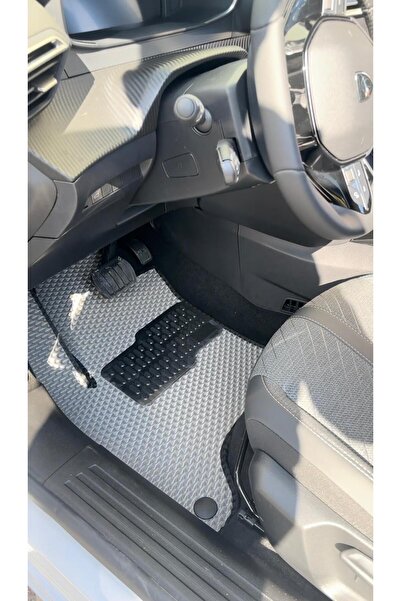 drivermats PEUGEOT 2008 HYBRİD 2025 SONRASI EVA OTO PASPAS+METAL TOPUKLUK