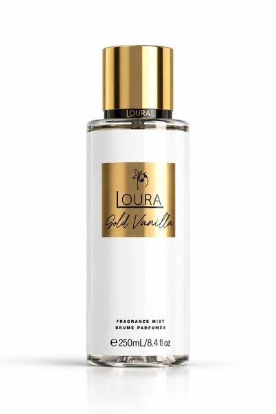 Loura Cosmetic LOURA Χρυσό Σπρέι Σώματος Βανίλιας 250ml – Αρωματικό Σπρέι με ...