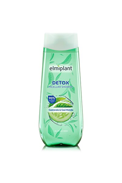 ELMIPLANT Αποτοξινωτικό Αφρόλουτρο, Ελμιπλαντ, με Αγγούρι και Τσάι Μάτσα, 400 ml