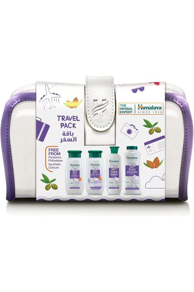 Himalaya Easy Baby Care Travel Pack with Gentle Baby Shampoo, Baby Bath Suppl...