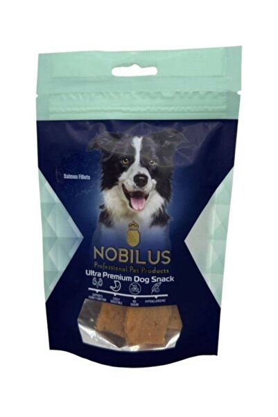 NOBİLUS Somonlu Fileto Köpek Ödül Maması 80gr