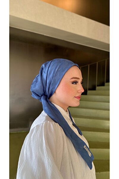 Anatolye Eșarfă Jacquard cu model Blue Star - Anti-alunecare, anti-transpiraț...