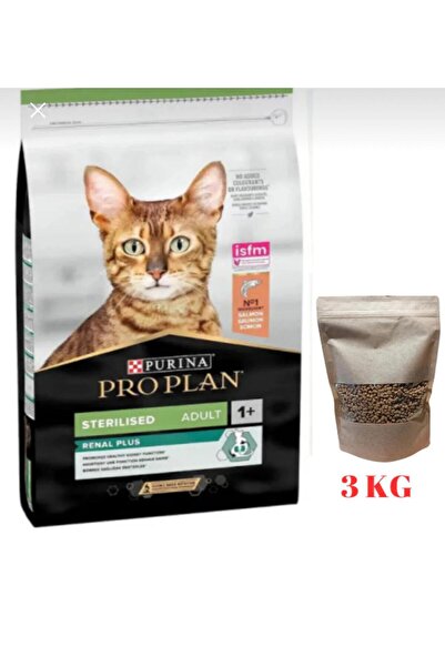Pro Plan Proplan Somonlu Kısırlaştırılmış Kedi Maması 3 Kg (1kglık 3 kraft po...