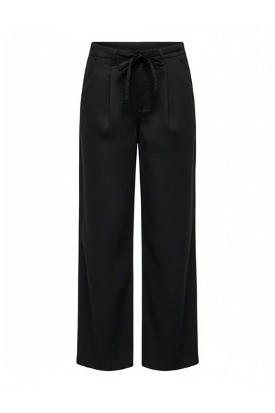 ONLY ONLGIANNA ARIS MW WIDE PANTS WVN CC Γυναικείο Μαύρο Παντελόνι - 15364137