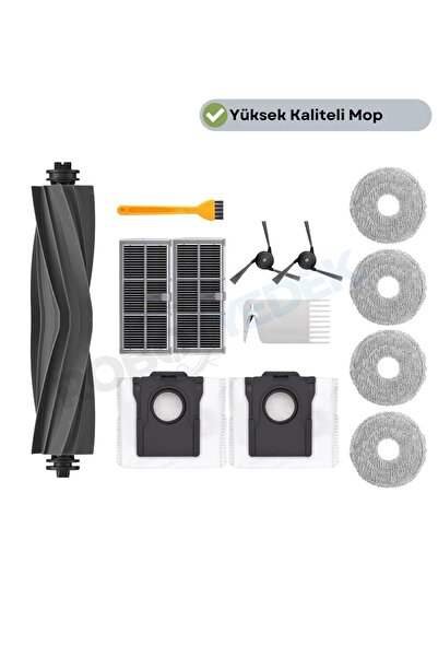 robotyedek Σετ σακούλας σκόνης για σφουγγαρίστρα με φίλτρο Hepa, συμβατό με τ...