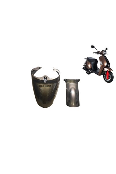 KOÇAK MOTOR Kuba Blueberry 50 Ön Çamurluk ve Arka Eki Kahverengi