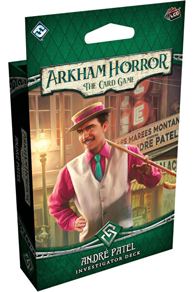 Fantasy Flight Games Arkham Horror LCG Αντρέ Πάτελ Ερευνητής Τράπουλα Παράνομος