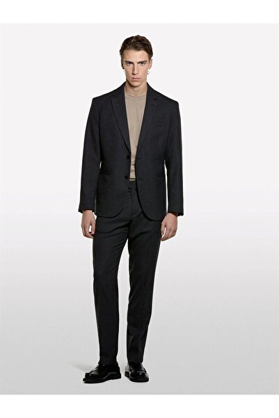 Sisley Erkek Viskoz Karışımlı Düğmeli Blazer Ceket 325A2SDDSW02F-SIS901