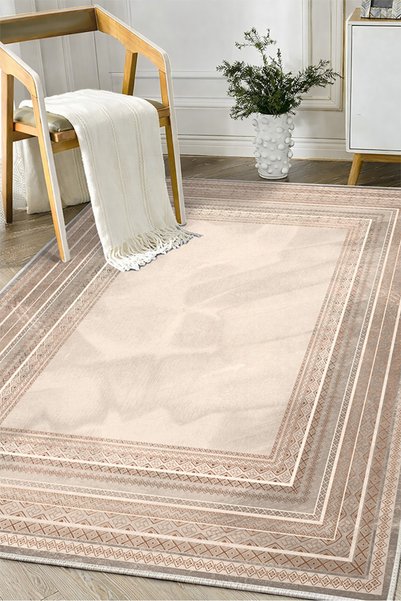 Lioara Home Modern Dijital Baskı Halı | Yıkanabilir Kaymaz Taban Salon & Yata...