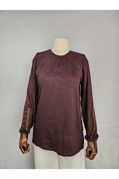 Nacar Moda Women's Lycra Combed Cotton Blouse for Middle Age and Above, Four ...