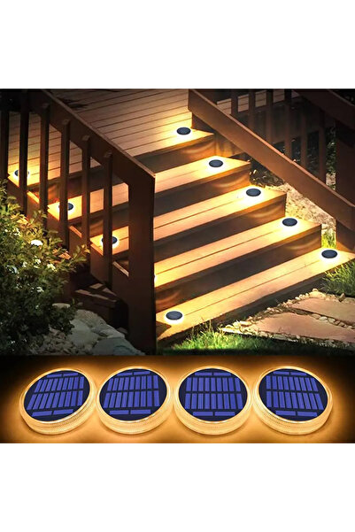 Unibrother 24leds bahçe açık aydınlatma güneş güverte adım merdiven su geçirm...