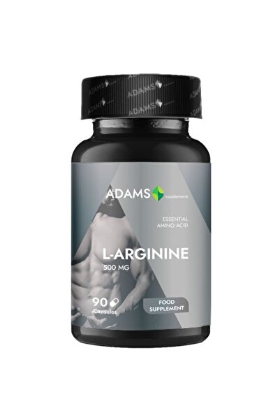Adams Supplements L-Arginin膬 500mg, 90cps,
