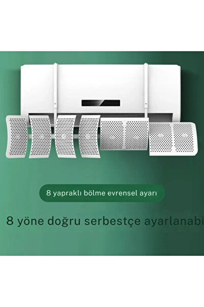 sz master bilişim 8 Yapraklı Klima Hava Yönlendirici Deflektör Ayarlanabilir ...