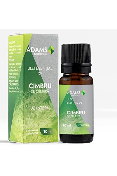 Adams Supplements Ulei esential de Cimbru, uz intern, 10ml,
