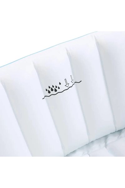 Intime Cadita de baie gonflabila pentru bebelusi, 90x60x27 cm, albastru