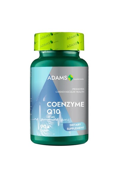 Adams Supplements Coenzima Q10 30mg, 90cps,