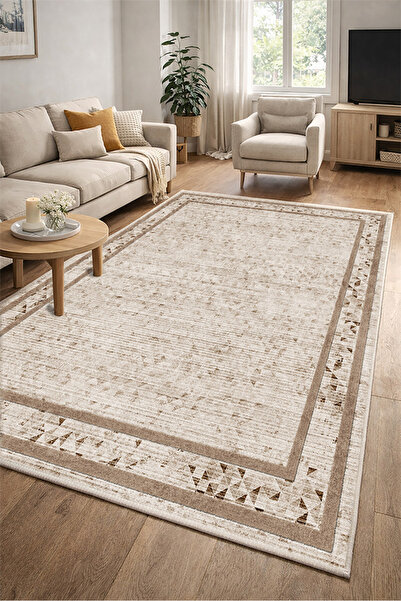 Lioara Home Modern Dijital Baskı Halı | Yıkanabilir Kaymaz Taban Salon & Yata...
