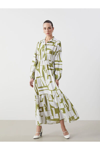 LC Waikiki Embroidered Flounce Women's Long Dress from Uzg Store for Style En...