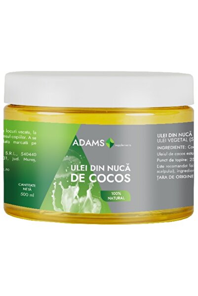 Adams Supplements Ulei din nuca de Cocos, uz alimentar 500ml,