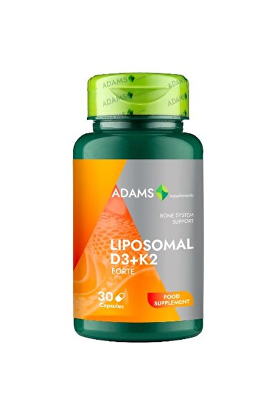 Adams Supplements Liposomal D3+K2 Forte 30cps, Adams