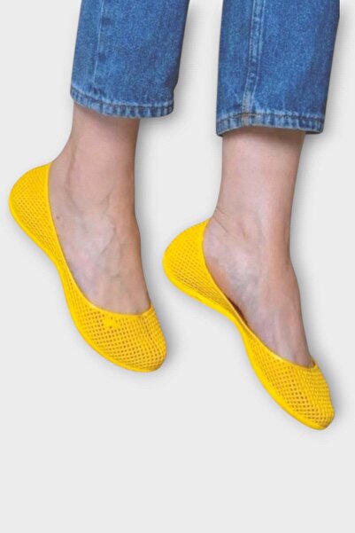 Liger Deniz Havuz Plaj Καθημερινά Γυναικεία Παπούτσια Μπαλαρίνας ΚΙΤΡΙΝΑ