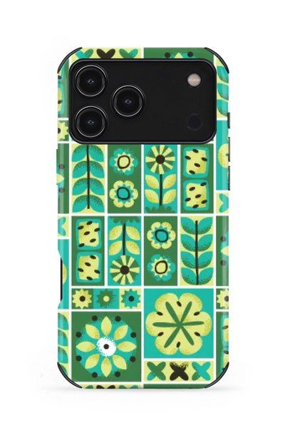 OEM Θήκη Προστασίας MagSafe για iPhone 17, Ανθεκτική Σχεδίαση, Πράσινο Φλοράλ...