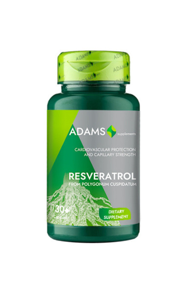 Adams Supplements Resveratrol 50mg, 30cps,