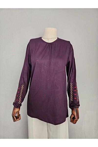 Nacar Moda Women's Lycra Combed Cotton Blouse for Middle Age and Above, Four ...