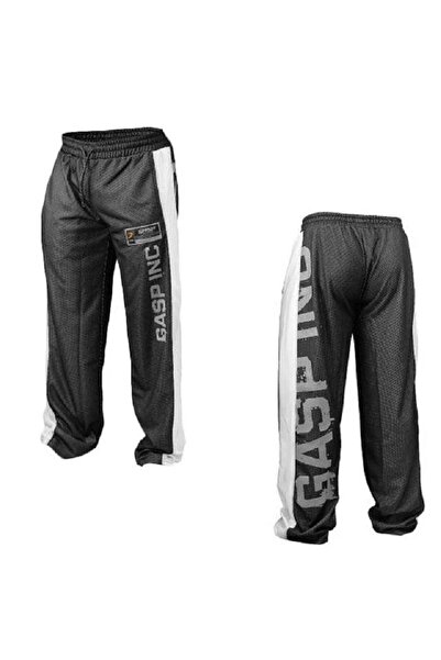 GASP No1 Mesh Pants - Black-White