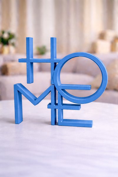 farist Home Yazılı çok modern Dekoratif Biblo Ve Minimalist Masaüstü Dekor Pl...