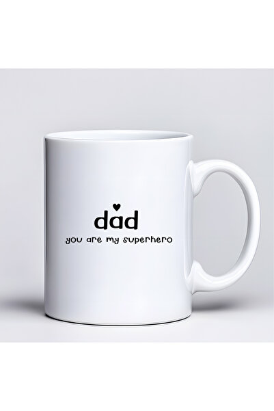 Generic Brand Dad You Are My Superhero Design Mug Model 228 Gift for Dad Prin...