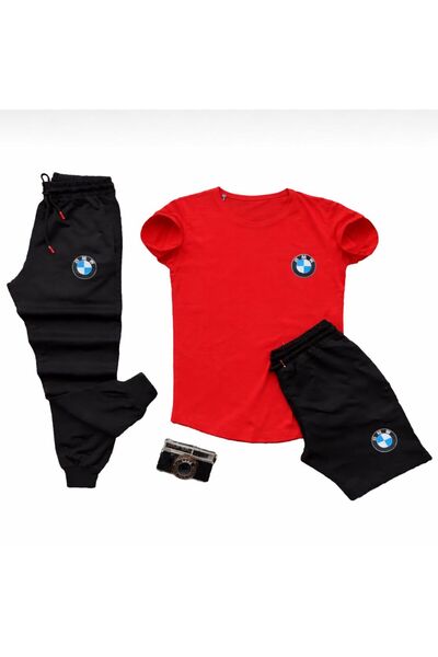 YK WEAR ΣΕΤ 3 ΤΕΜΑΧΙΩΝ BMV T-SHIRT ΣΟΡΤΣ ΦΟΡΜΑ ΣΕΤ ΟΥΝΙΣΕΞ