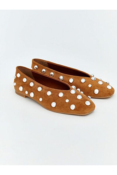 LC Waikiki Lcw Steps Brown Stone Women's Babet Shoes