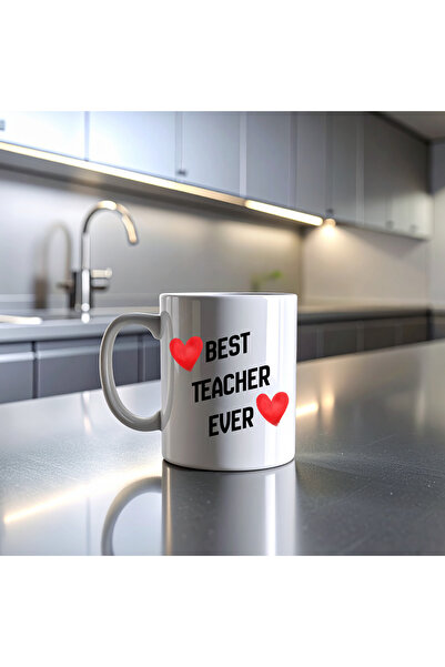 Beta Moda Hub Best Teacher Ever Printed Mug Model 202 Ceramic Coffee Cup Teac...