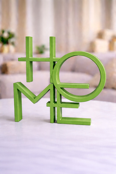farist Home Yazılı çok modern Dekoratif Biblo Ve Minimalist Masaüstü Dekor Pl...